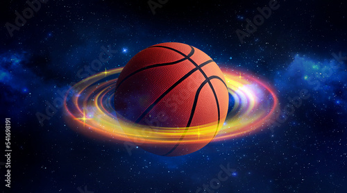 Basketball game concept. 3d render