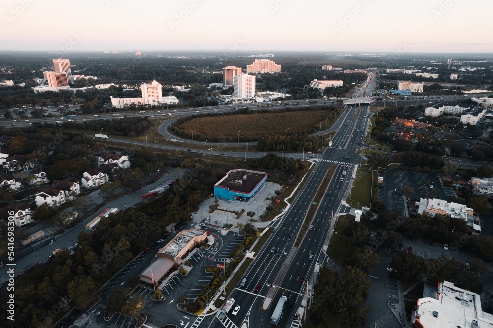 view of the city