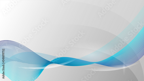 Abstract wavy stripes on a white background isolated.