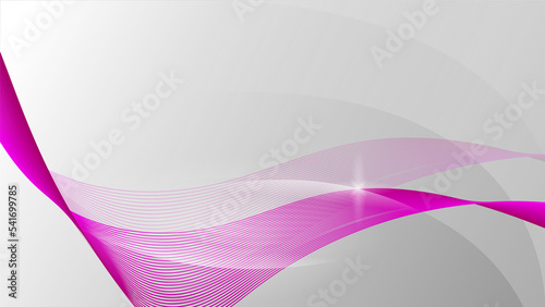 Abstract wavy stripes on a white background isolated.