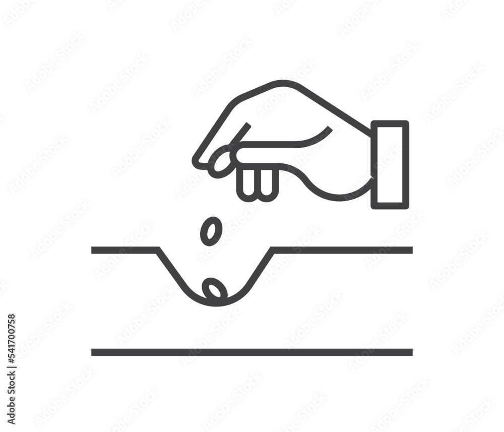 Seed sowing. Environmental Protection. agriculture concept vector.
Seed sowing. Environmental Protection. agriculture concept vector.