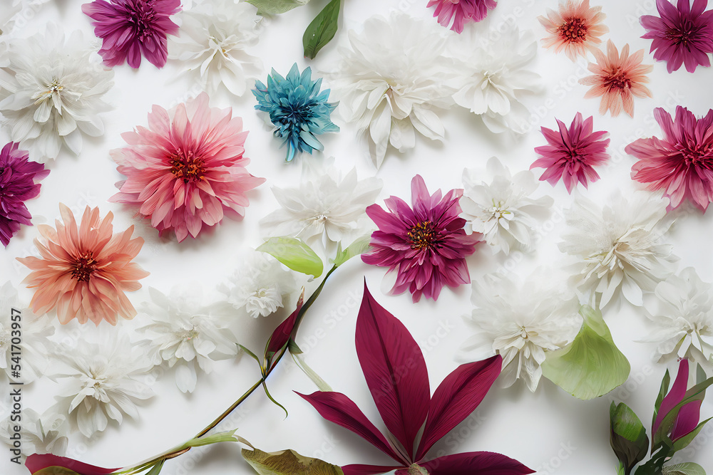 fabric wallpaper with floral print. Pattern with simple pretty small flowers. set of flowers isolated fabric wallpaper with floral print. Pattern with simple pretty small flowers. set of flowers isolated
