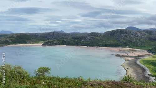 Gruinard Bay is a large remote coastal embayment, located 12 miles north of Poolewe photo