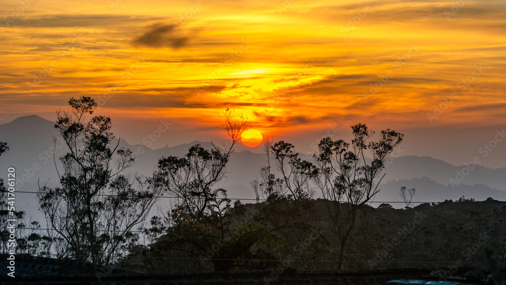 Sunrise in Sri Lanka