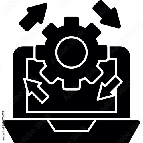 Upgrade Laptop Icon
