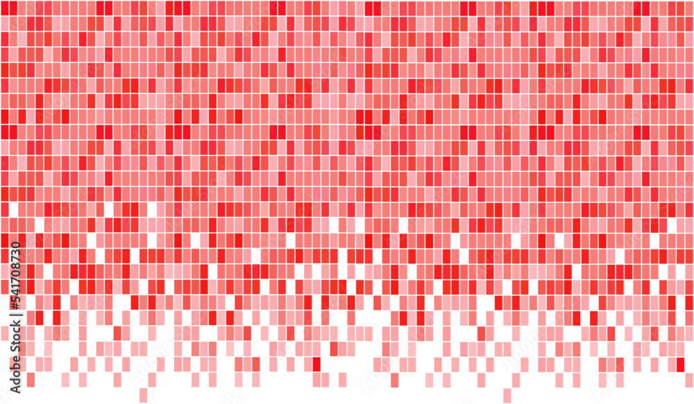 Fototapeta premium Abstract geometric pixel mosaic background.