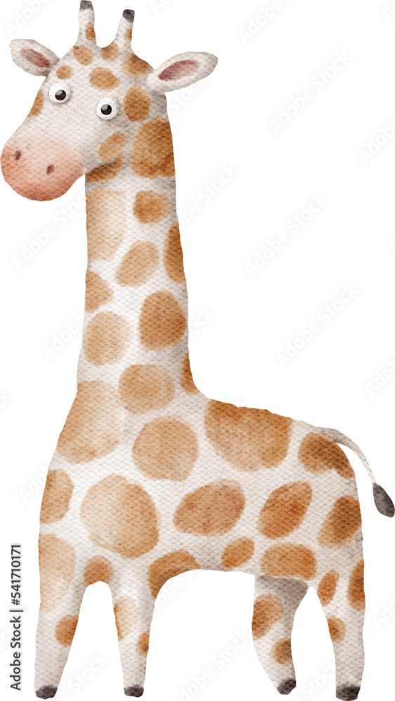 Obraz premium Giraffe character illustration