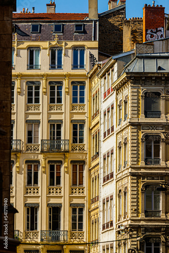 Paysage urbain de la ville de Lyon