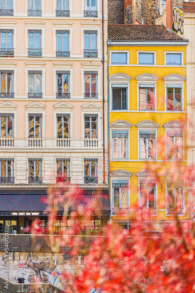 Obraz premium Paysage urbain de la ville de Lyon