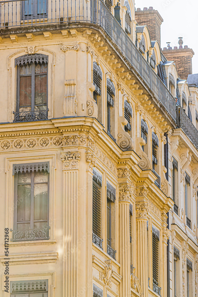 Obraz premium paysage urbain de la ville de Lyon en automne