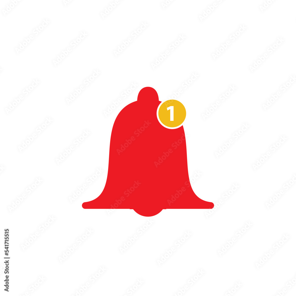 Bell icon vector logo design template Bell icon vector logo design template