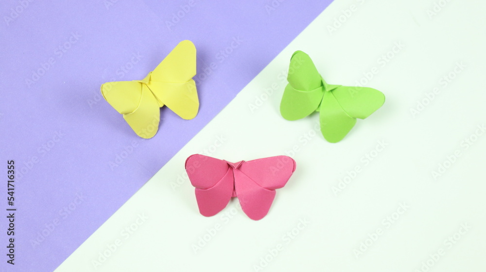 Beautiful Butterflies - Origami Paper Butterfly