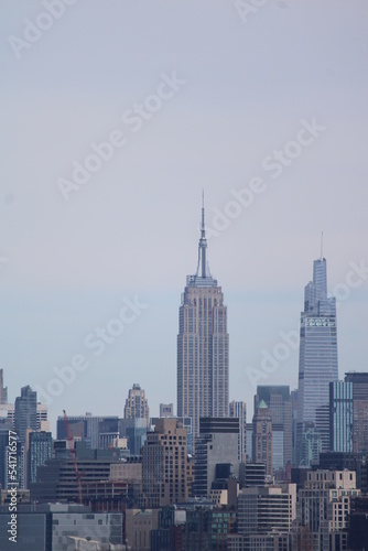 Empire state building New York City view © David