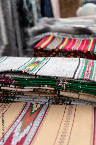 close up of ukrainian rugs