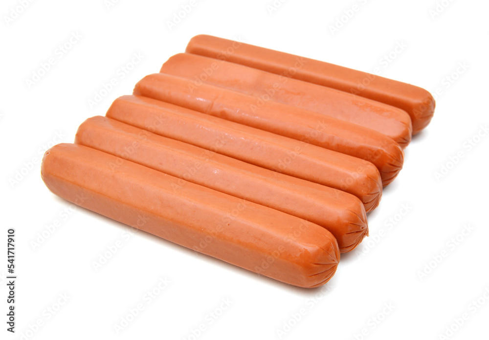 Stack Sausage, breakfast on white Stack Sausage, breakfast on white