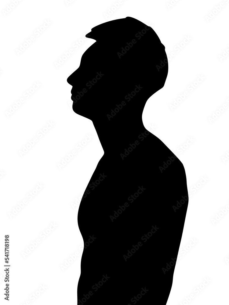 shape man cartoon on white background shape man cartoon on white background