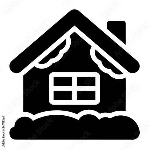 house glyph icon