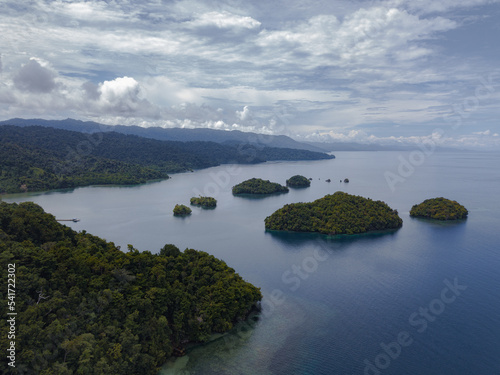 Seascape Windesi, located in Cendrawasih Bay National Park, West Papua Province © Ari
