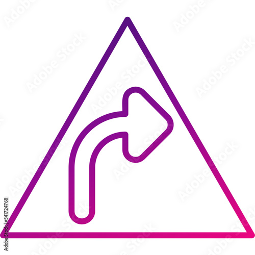 Right Bend Icon