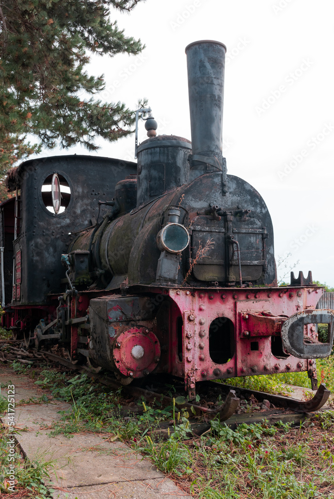 Naklejka premium old steam train