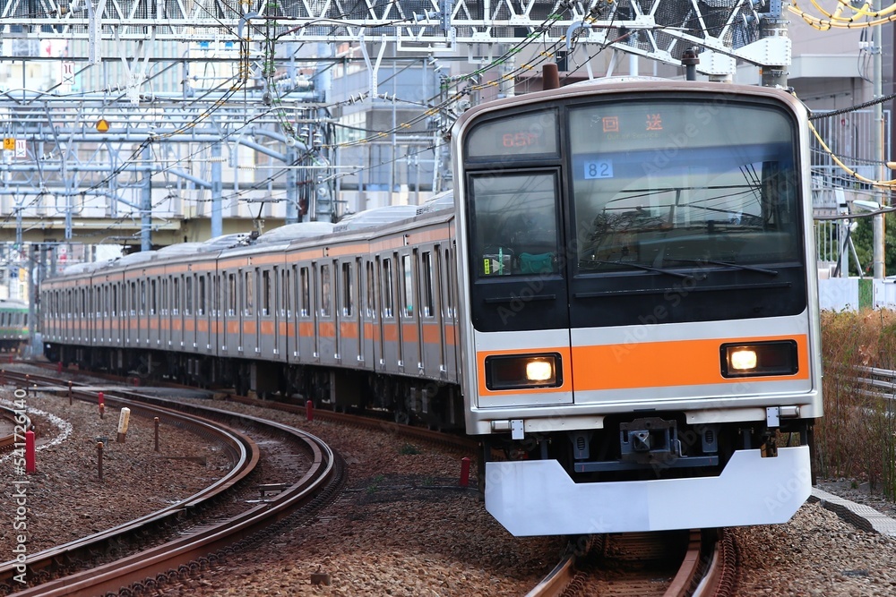 Fototapeta premium 通勤電車 209系中央線
