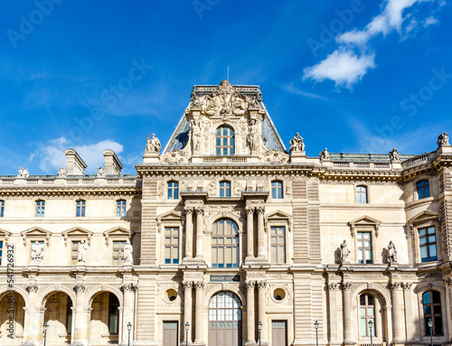 Exterior of the Louvre in Paris, France, Europe © jeeweevh