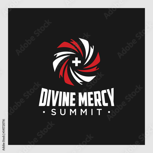 Red Cross Helping Hand Medical Hospital Logo Design