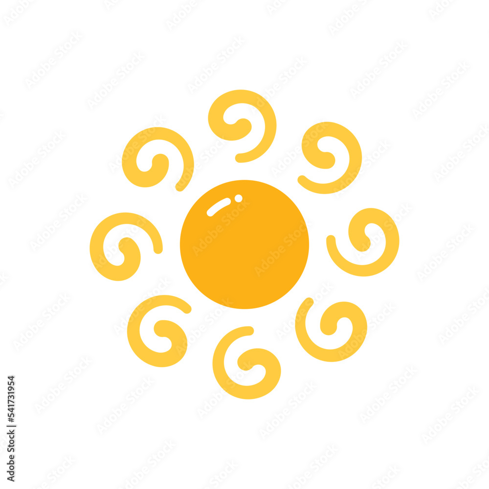 Sun Flat Design Sun Flat Design