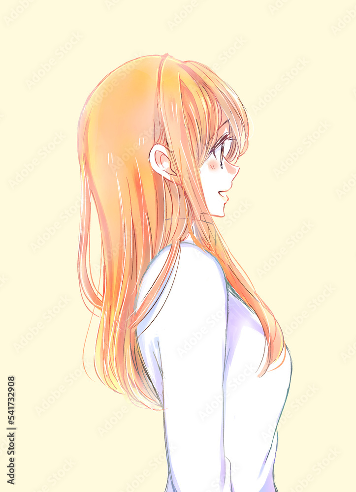 柔らかい雰囲気の女性 柔らかい雰囲気の女性