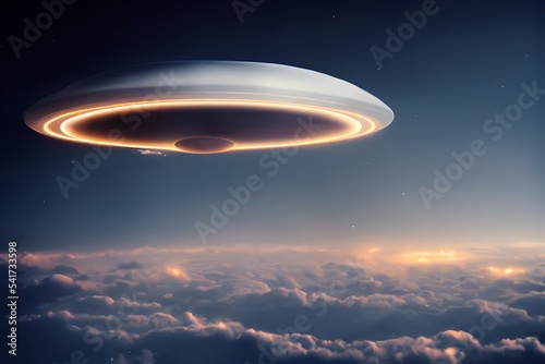 Flying saucer. UFO. UAP. The aliens have arrived. 