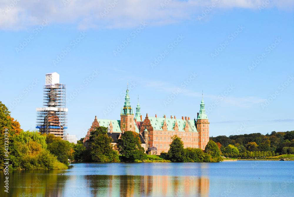 Naklejka premium Old Castle in Denmark
