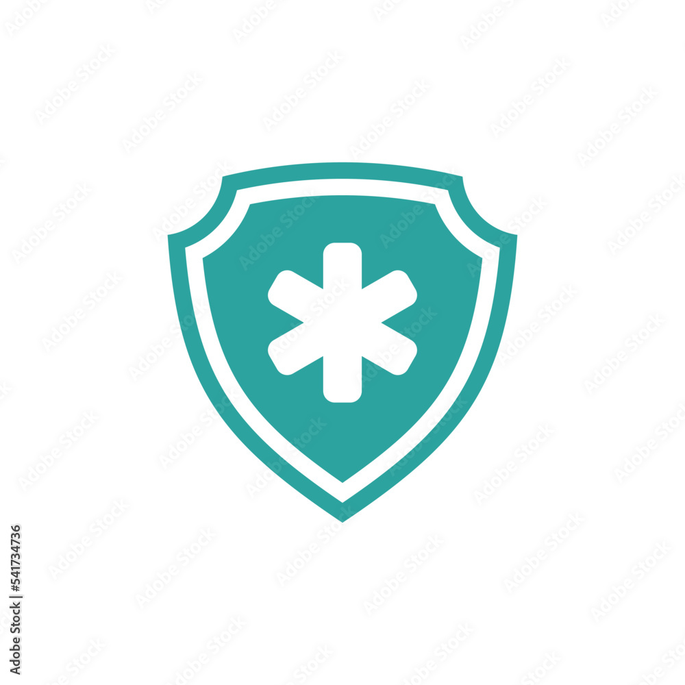 shield healthcare cross icon vector template shield healthcare cross icon vector template