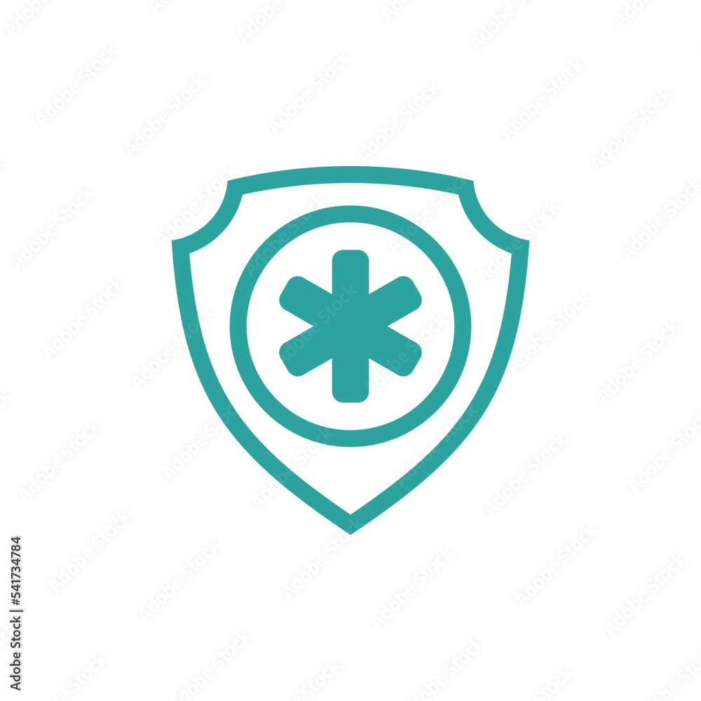 shield healthcare cross icon vector template shield healthcare cross icon vector template