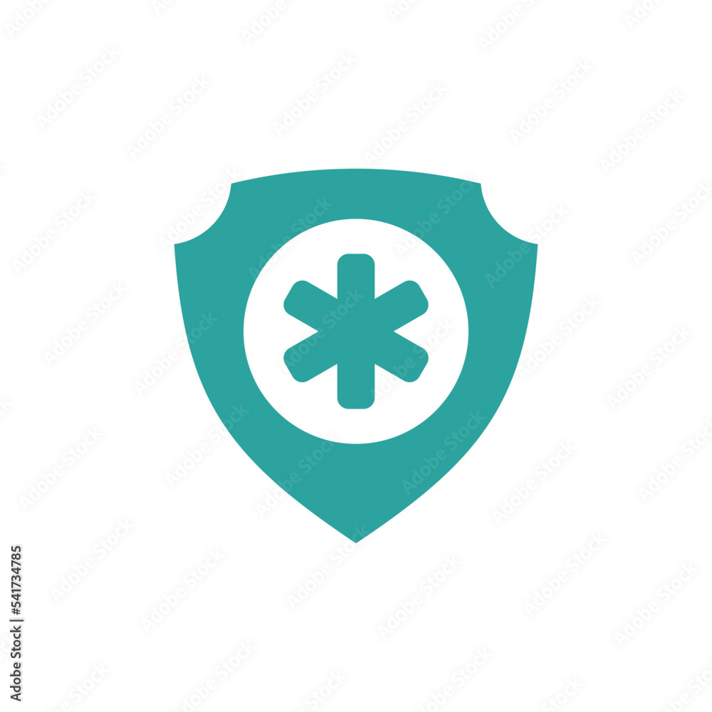 shield healthcare cross icon vector template shield healthcare cross icon vector template