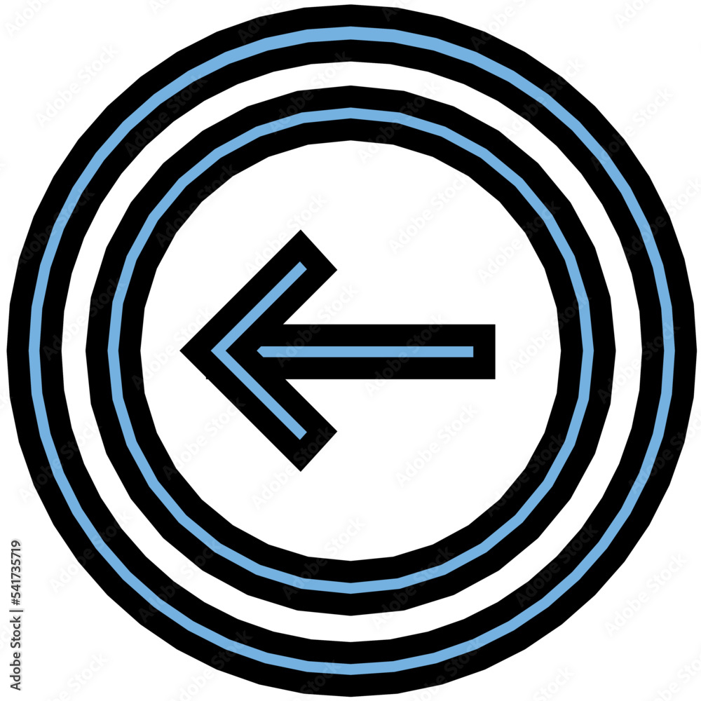 Left Arrow Vector Icon Left Arrow Vector Icon