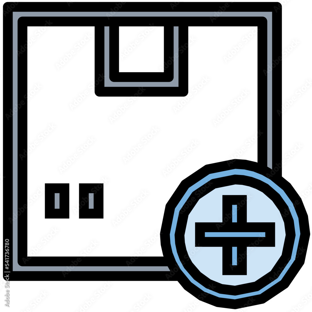 Delete Box Vector Icon Delete Box Vector Icon