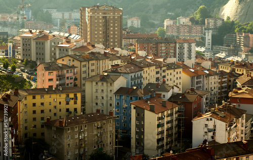 General view of Eibar, Spain photo