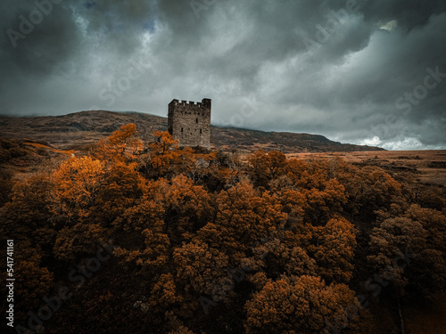 ruins of Dolwyddelan castle photo