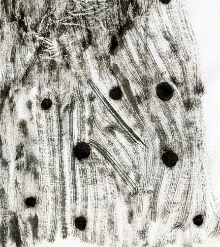 ink black brush texture