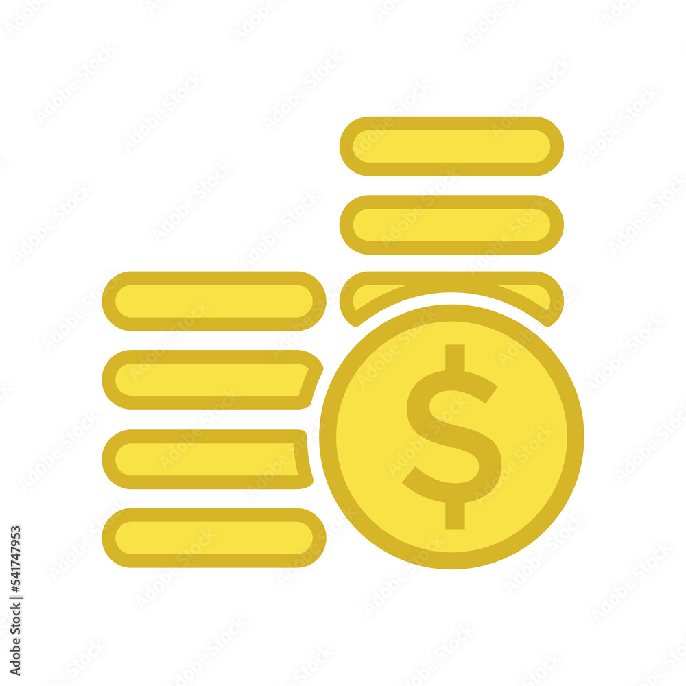 coin money icon design vector template coin money icon design vector template