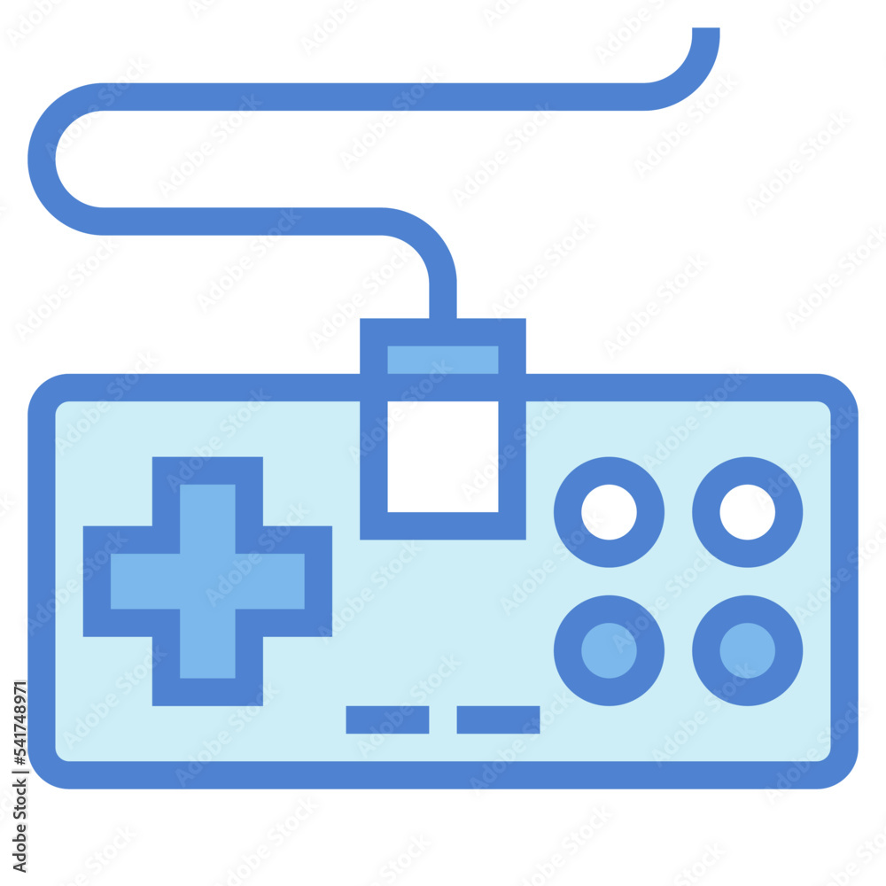 Obraz premium Gamepad two tone icon style