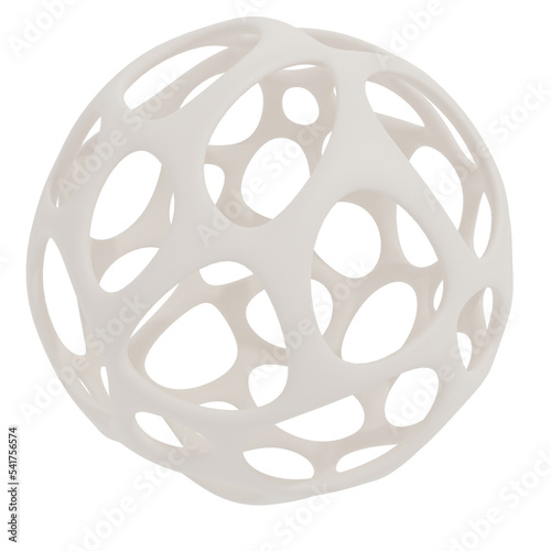 Abstract sphere of space shape. Creative template for designer.