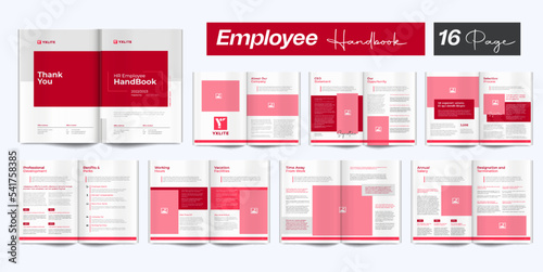 Employee Handbook Hr Employee Handbook Design photo