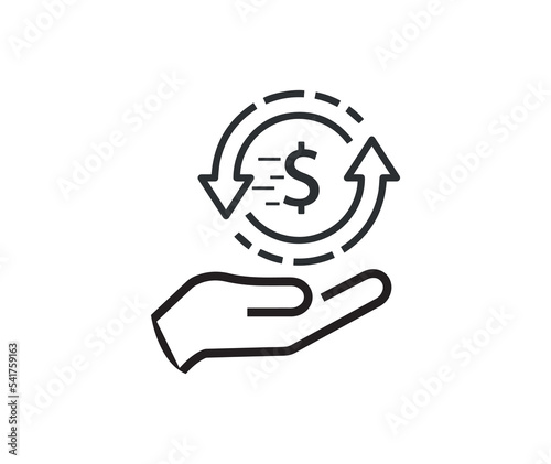 Savings, Money, dollar, currency icon