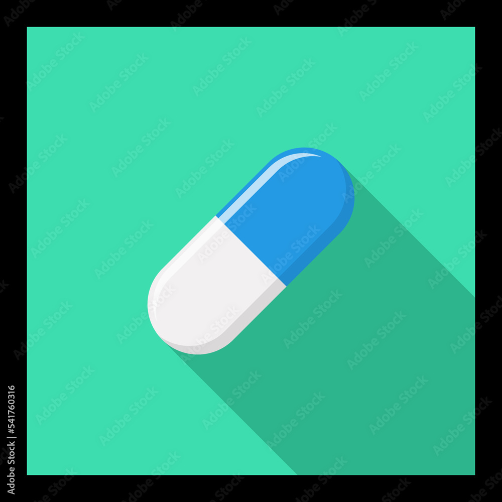 Blue Pill Capsule, Medicine, vector mark symbols green style. Black Stroke design. Isolated icon. Blue Pill Capsule, Medicine, vector mark symbols green style. Black Stroke design. Isolated icon.