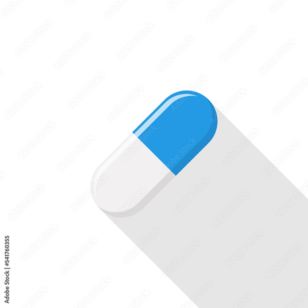 Blue Pill Capsule, Medicine, vector mark symbols green style. Isolated icon. Blue Pill Capsule, Medicine, vector mark symbols green style. Isolated icon.