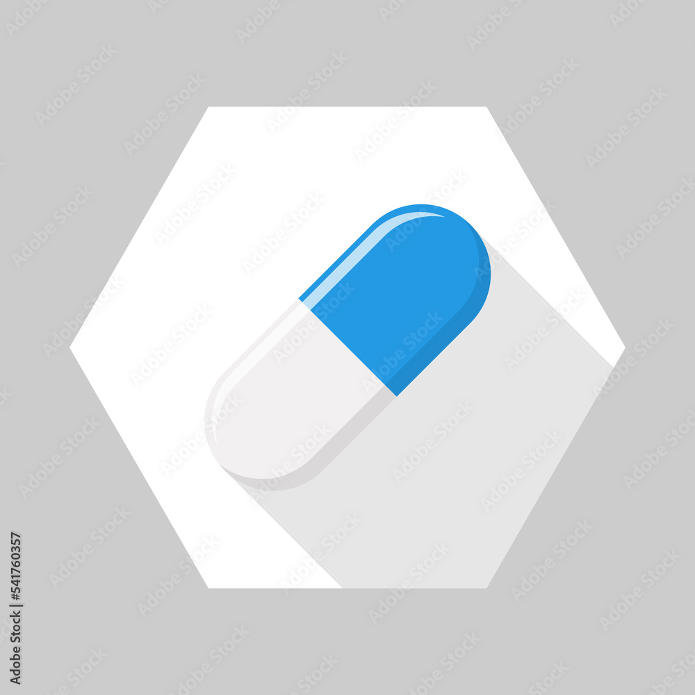 Blue Pill Capsule, Medicine, vector mark symbols green style. Isolated icon. Blue Pill Capsule, Medicine, vector mark symbols green style. Isolated icon.