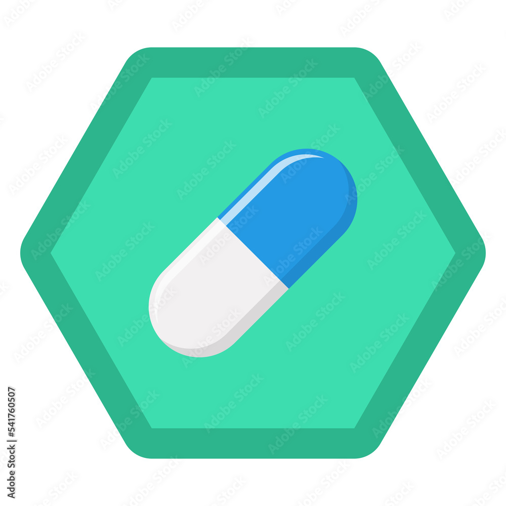 Blue Pill Capsule, Medicine, vector mark symbols green style. Isolated icon. Blue Pill Capsule, Medicine, vector mark symbols green style. Isolated icon.