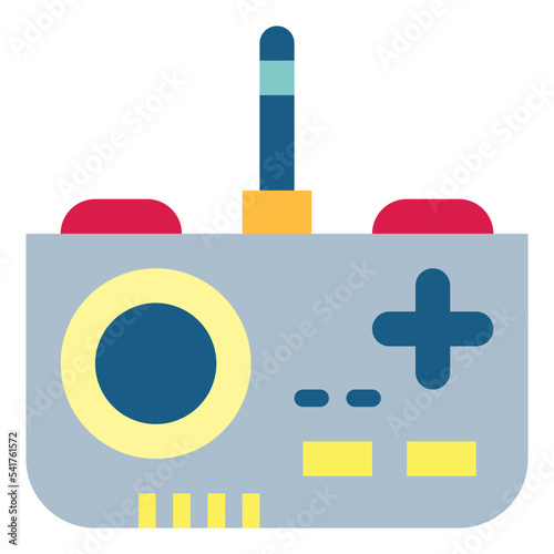 rc controller flat icon style