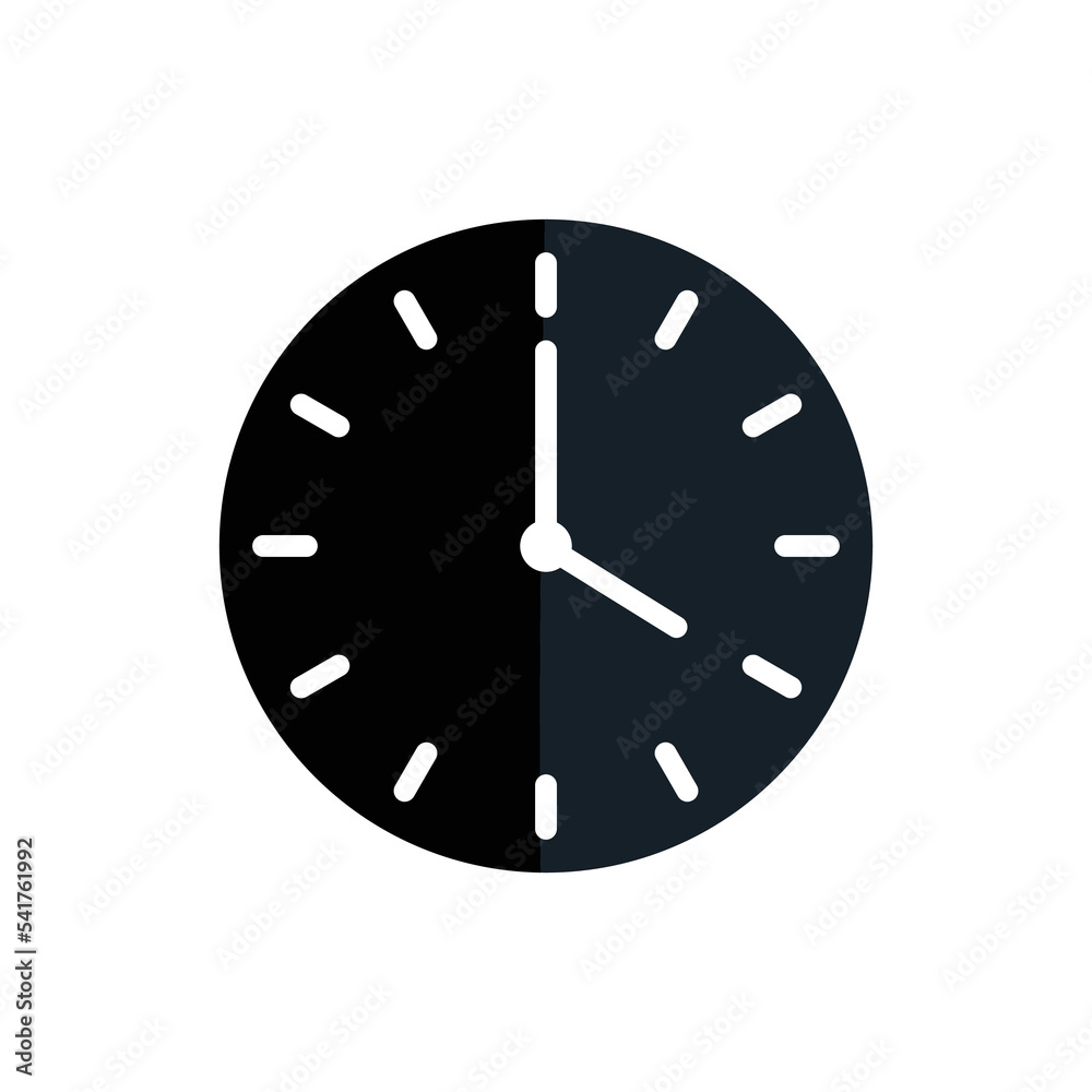 clock icon design vector template clock icon design vector template